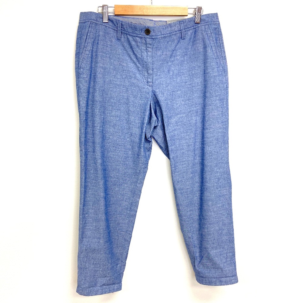 Talbots | Girlfriend Chino Heather Blue NWT